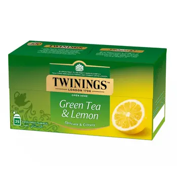 Twinings Lemon Green Tea Bags 25 Count
