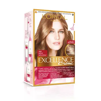 لوريال اكسيلنس صبغة شعر كريم 7.0 أشقر 1قطعة