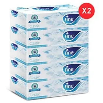 Fine Facial Tissues Classic 86 X 2 Ply Pack Of 12 Boxes