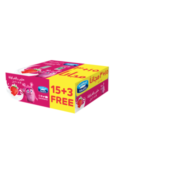 السعودية حليب بالفراولة  15+3×200مل