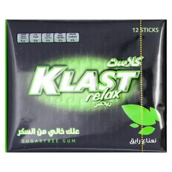 Klast Relax Spearmint Sugar-Free 12x28.8g