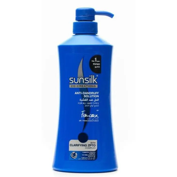 صانسيلك شامبو ضد القشرة أزرق 700مل