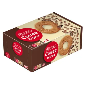 Ulker Coffee Biscuit 12x62g Pack
