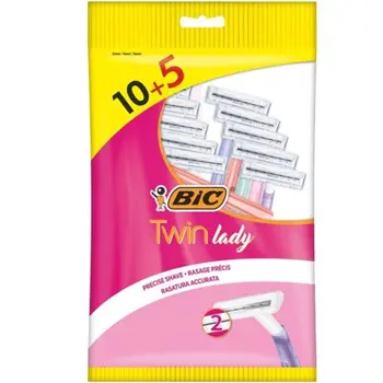 Bic Twin Lady Shaver 15 Pieces