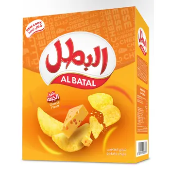 Al Batal Cheese Flavor Potato Chips 12x23g