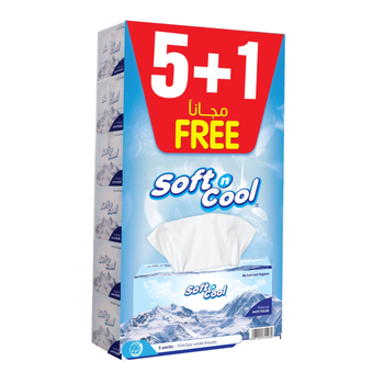 Soft N Cool White 150 x 2 Ply Tissue 150pieces