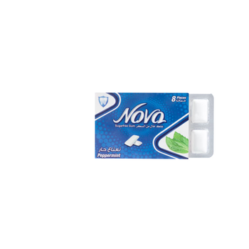 علك نوفا بليستر نعناع حار خالي من السكر 11.2جرام