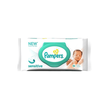 Pampers Sensitive Baby Wet Wipes 56 Pcs