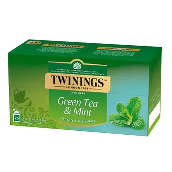 Twinings Mint Green Tea Bags 25 Count