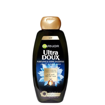 Garnier Ultra Doux Black Charcoal Shampoo 200ml