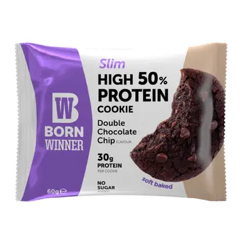 BORN WINNER Slim Double Chocolate Chip Cookie 60g
