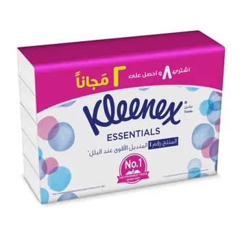 Kleenex Ultra Strongs Facial Tissue, 10 Soft Packs x 130Sheets