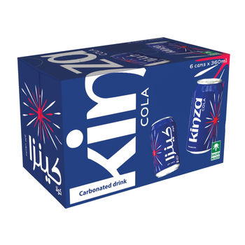 Kinza Cola Soft Drink 6x360ml