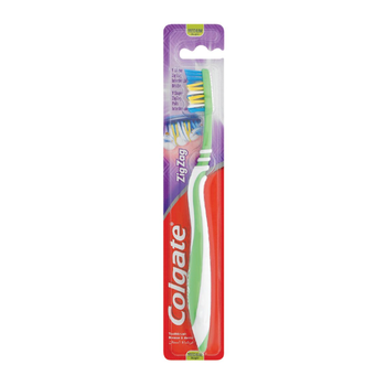Colgate Zig Zag Green Toothbrush Medium