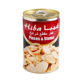 Hiba Mushroom Pieces & Stems 357g
