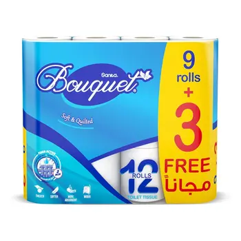 Sanita Bouquet Toilet Paper 93Roll 2 Ply 200Sheets