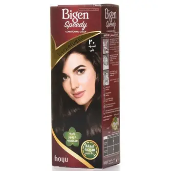 Bigen Speedy No Ammonia Hair Color 20 Brown Black