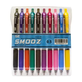 Smooz Colored Gel Pens 10 Pieces