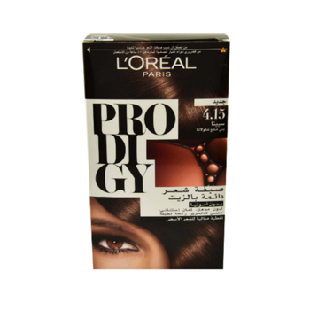 لوريال باريس برودجي صبغة شعر تدوم طويلاً 4.15 بني ترابي طبيعي 1قطعة