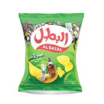 Al Batal Salt & Vinegar Potato Chips 23g