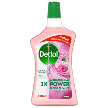 Dettol Antibacterial Power Rose Floor Cleaner 900ml