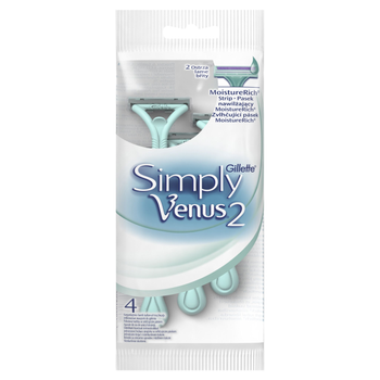 Gillette Simply Venus Women's Disposable Razors 4 Pieces