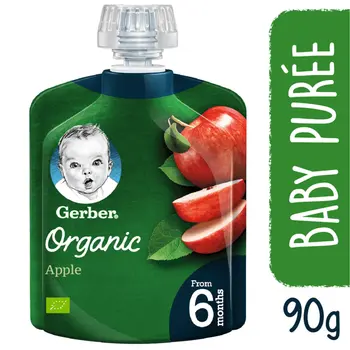 Gerber Organic Apple Baby Purée 90g