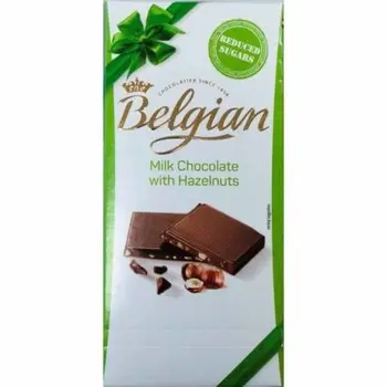 Belgian Hazelnut Milk Chocolate 100g