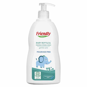 Friendly Organic Baby Bottle Wash Fragrance-Free 500ml