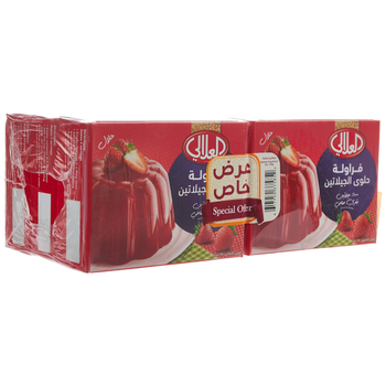 Alalali Strawberry Gelatin Dessert 6x80g