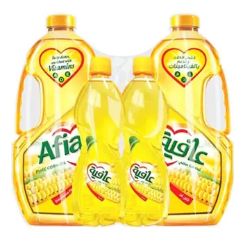 عافية زيت ذرة 2×1.5لتر + عافية زيت ذرة 2×500مل