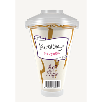 Kwality Toffee Ice Cream 125ml