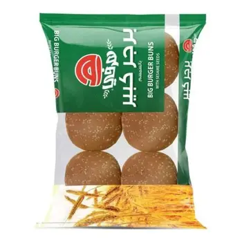 هرفي خبز برجر كبير بالسمسم 6×400جرام