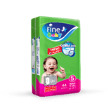 Fine Baby Diapers Maxi Jumbo Size 5 44Pieces