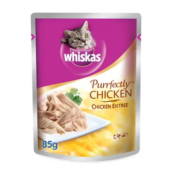 Whiskas Purrfectly Chicken Entree Wet Cat Food 85g