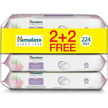 Himalaya Gentle Cleansing Baby Wet Wipes 4pieces