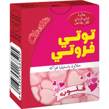Tutti Frutti Hearts Candy 18g