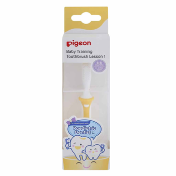 Pigeon Baby Training Toothbrush Yellow 6-8 Months