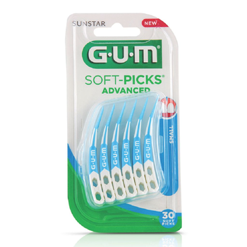 SunStar G.U.M Soft-Picks Silicone Sticks 30 Pieces
