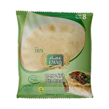 عماد خبز عربي خفيف السماكة 8قطع