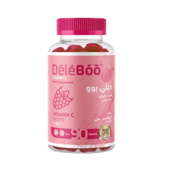 Deleboo Raspberry Vitamin C + Zinc 90 Pieces