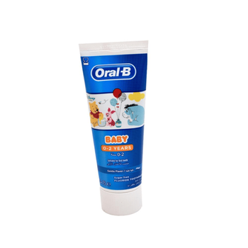 اورال B معجون أسنان بنكهة لطيفة للأطفال 0-2 سنة 75مل