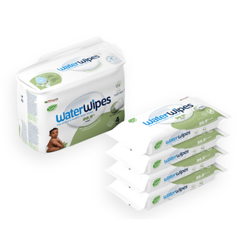 WaterWipes Soapberry Extract Baby Wipes 4x60 Pieces