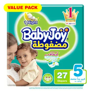 Babyjoy Size 5 Junior Diapers 27 Pieces