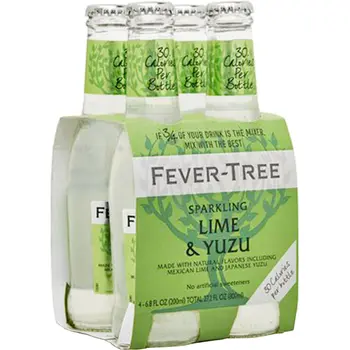 Fever Tree Lime & Yuzu Soda Water 4x200ml
