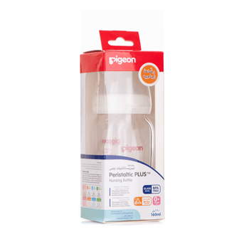 Pigeon Peristaltic Plus Glass Nursing Bottle 160ml
