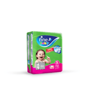 فاين بيبي حفاضات للأطفال رقم 5 ماكسي عبوة التنقل | 11حفاض
