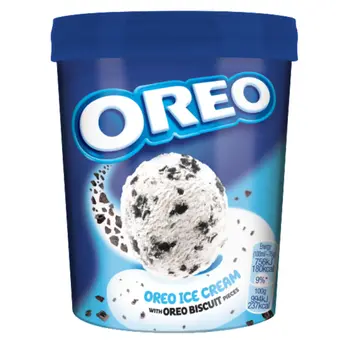 Oreo Vanilla Ice Cream with Biscuit Pieces 480ml