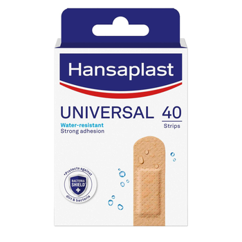 Hansaplast Universal Water-Resistant Plasters 40 Pieces
