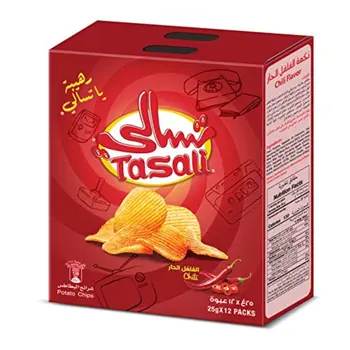 Tasali Potato Chips Chili Flavor 12×23g